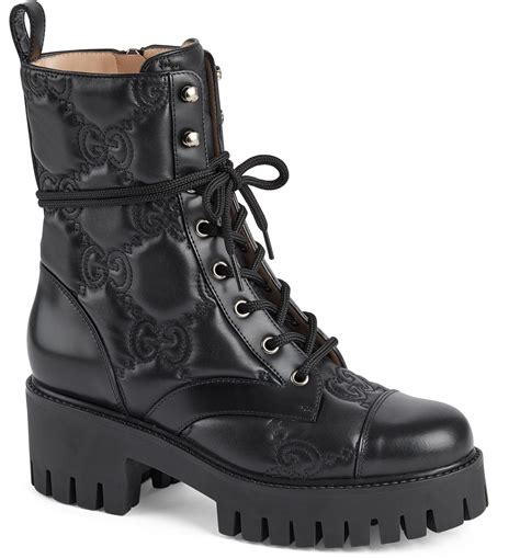 gucci cowboy boots transparent|gucci black combat boots.